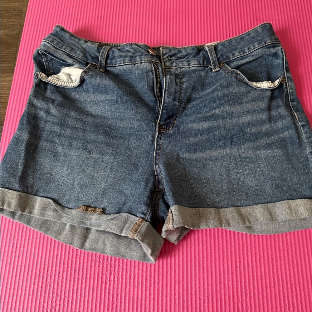 Time and Tru Classic Blue Jean Shorts